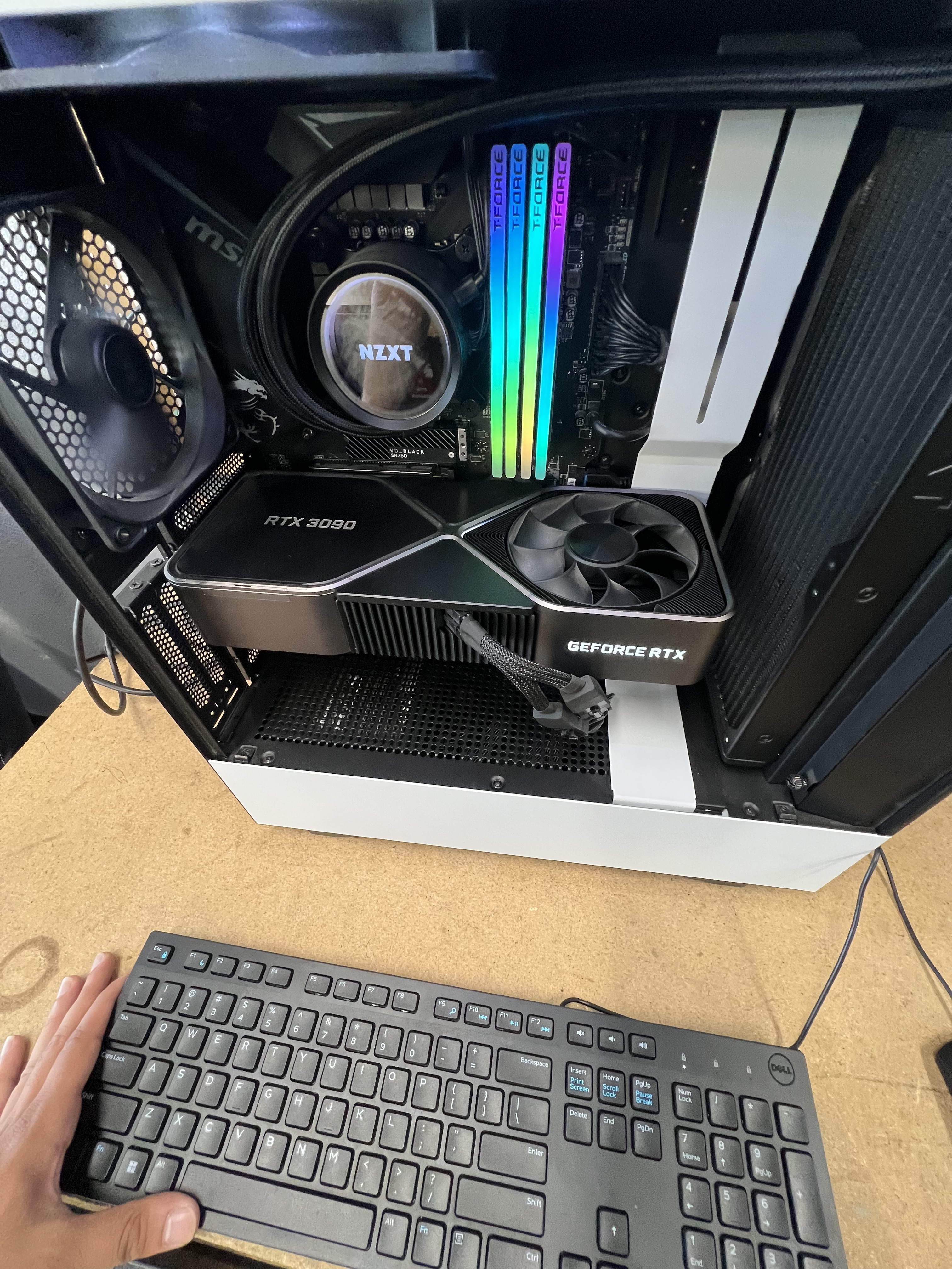 RTX 3080 Founders Edition with NZXT AIO and RGB RAM